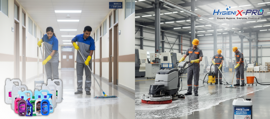 A bottle of Hygienix Pro Phenyl.